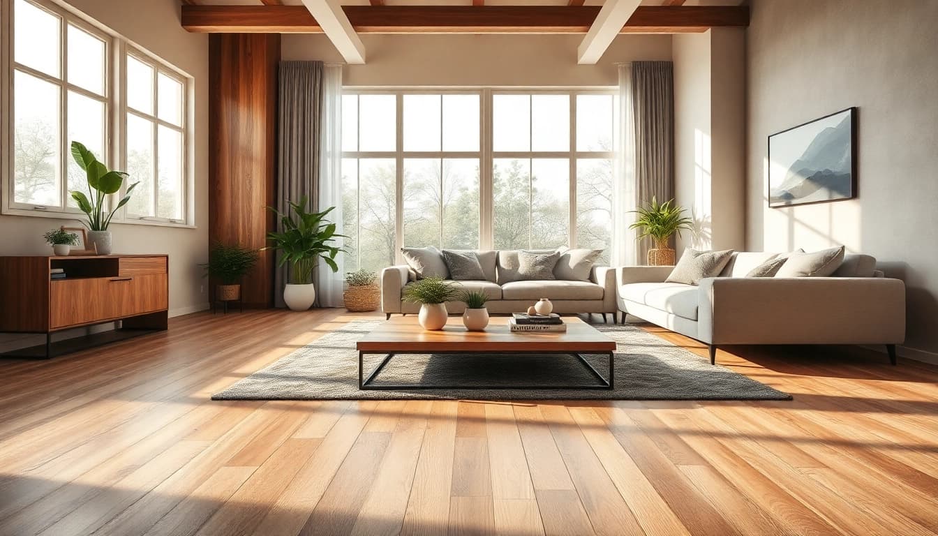 Explore stunning flooring options in a beautifully designed living room setting.
