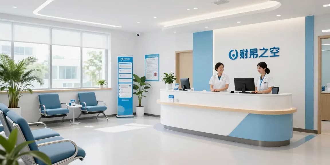 Catastrophic health insurance information in a medical clinic, showcasing patient care and healthcare services.
