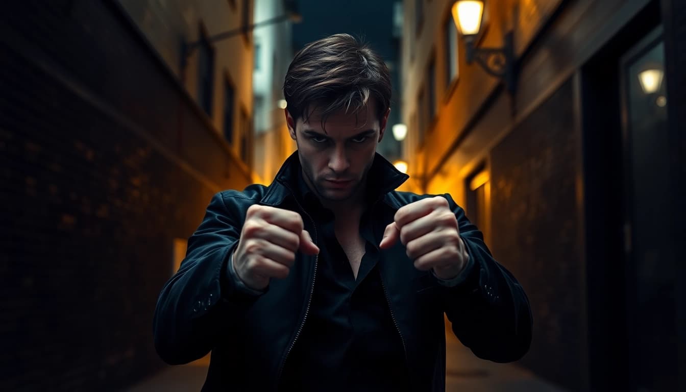 Explore a thrilling book cover featuring a character better than Jack Reacher in an action-packed scene.