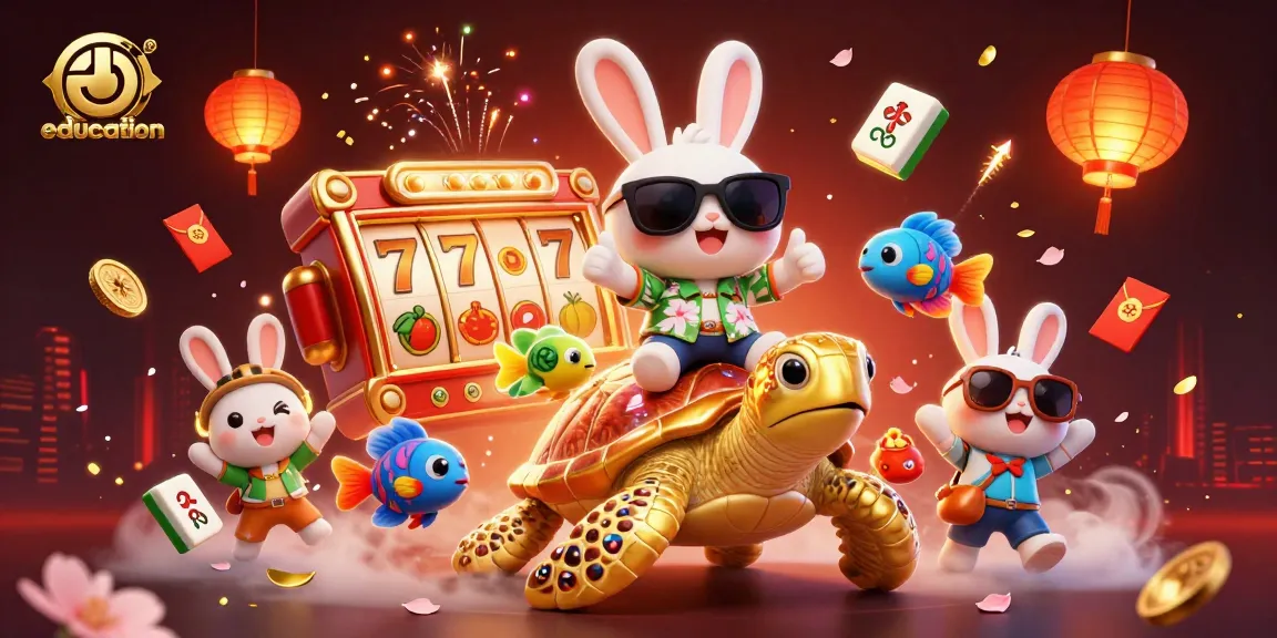 Experience education through dynamic slot action with lively characters in vibrant casino scenery.