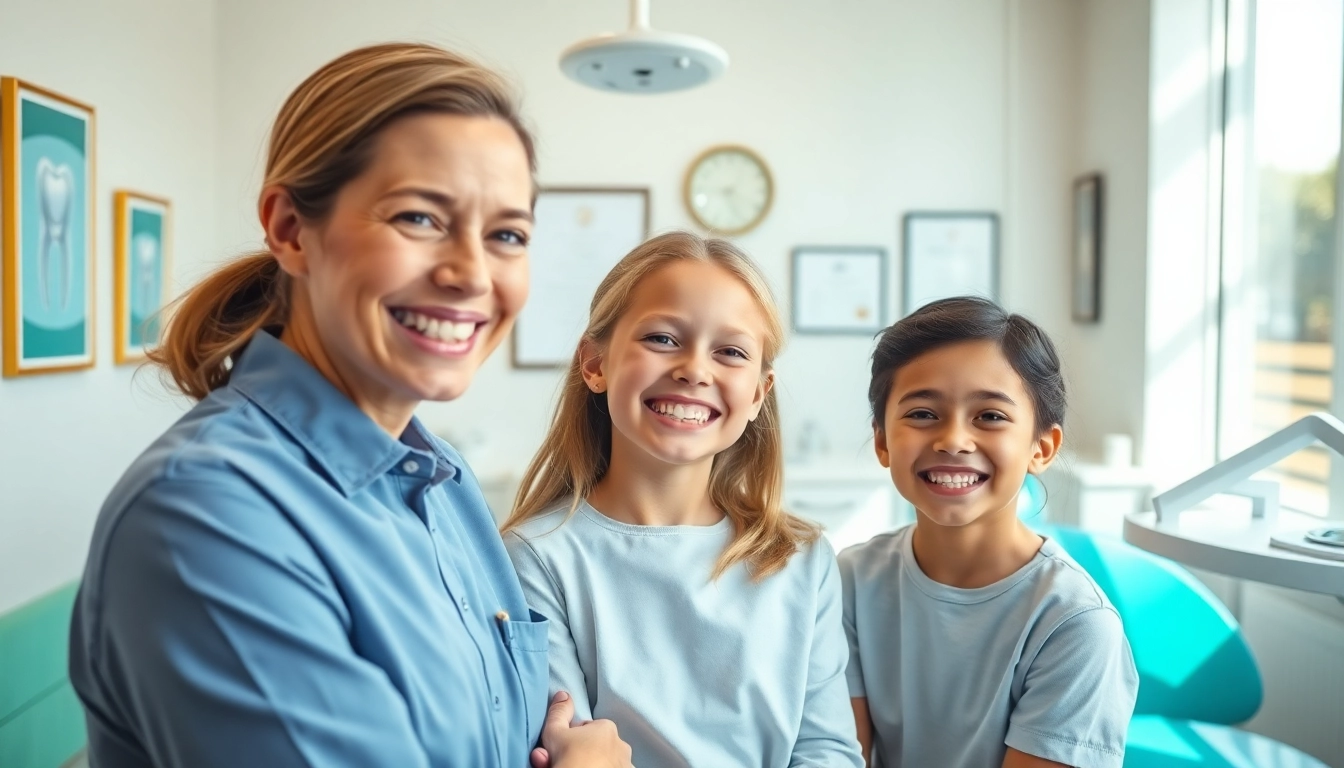 Enhancing smiles at a professional orthodontics edmonton clinic with happy patients and modern equipment.