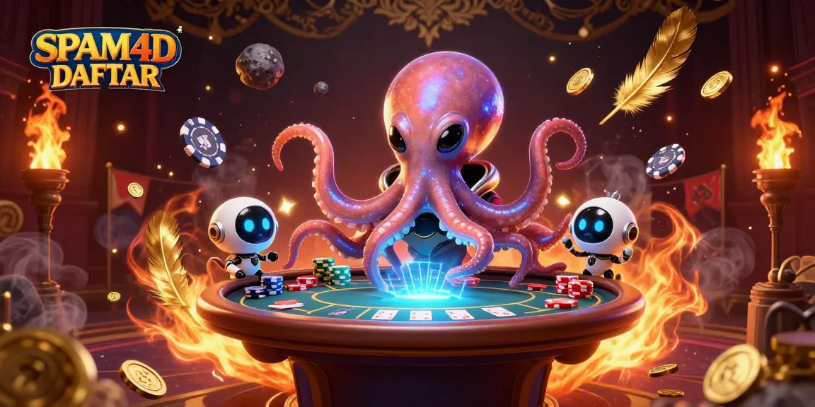 Menangkan peluang di SPAM4D DAFTAR dengan permainan poker dan robot pengantar yang mendebarkan.