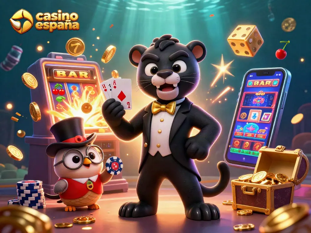 Juega en el casino españa online con divertidos personajes en un entorno vibrante y lleno de energía.