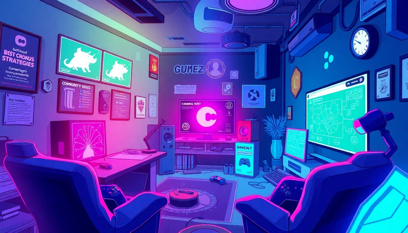 Interact with strategies and camaraderie on the Best Cronus zen discord server, illustrated with vibrant gaming elements.