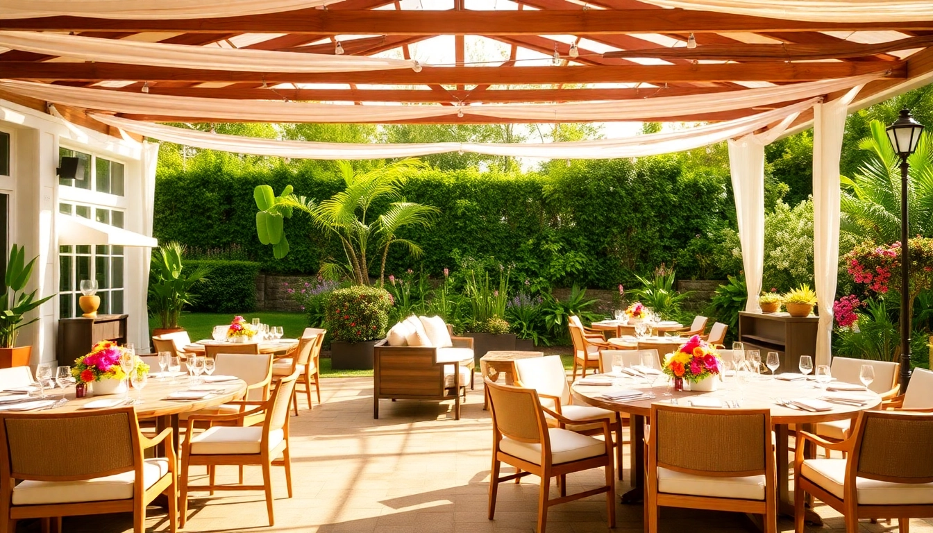 Event Furniture Rentals elegantly arranged in a vibrant outdoor setting with stylish seating and decor.