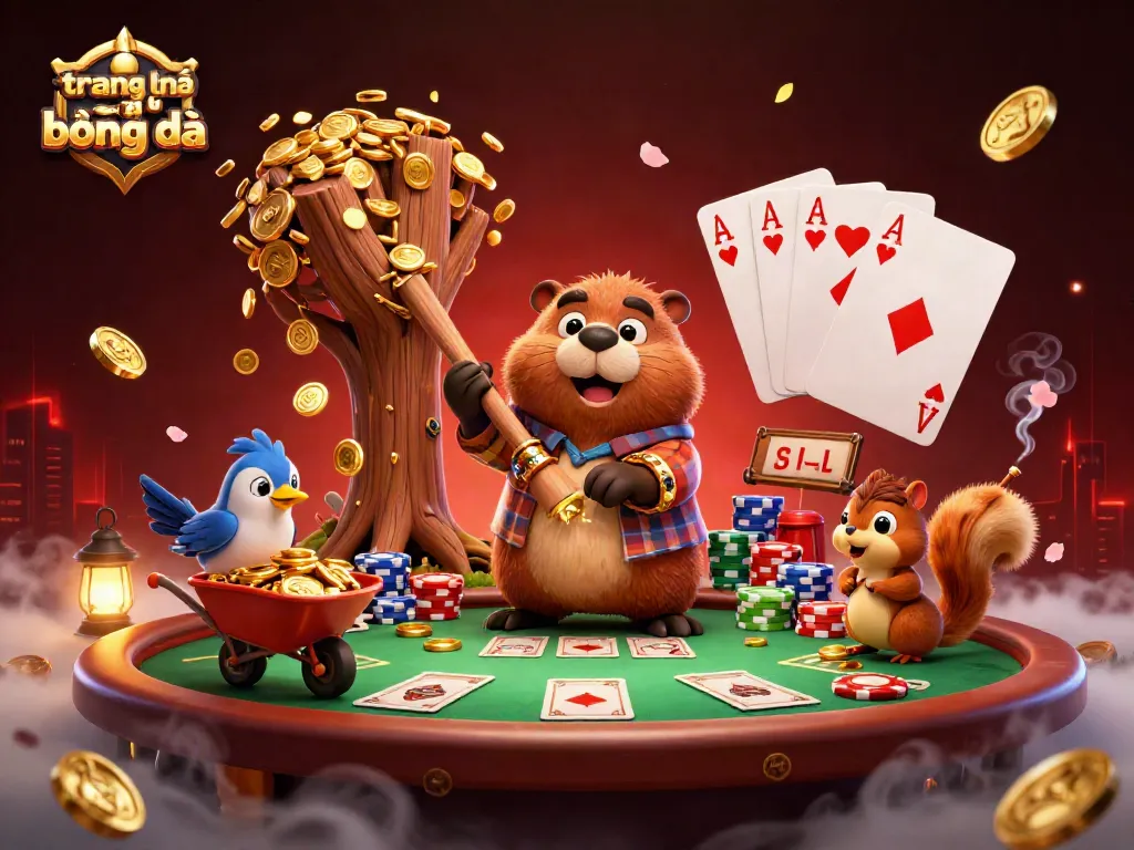 Cá cược tại trang nhà cái bóng đá với hình ảnh sinh động của thỏ và các nhân vật hoạt hình.