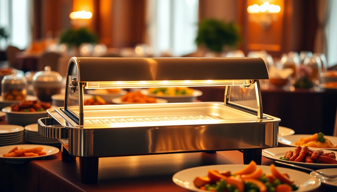 Enhance food presentation with a professional food warmer keeping dishes at perfect temperature.