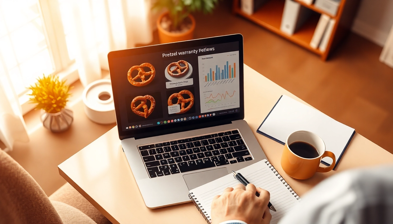 Pretzel warranty reviews and trust demonstrated in a cozy office review setup with engaging visuals.