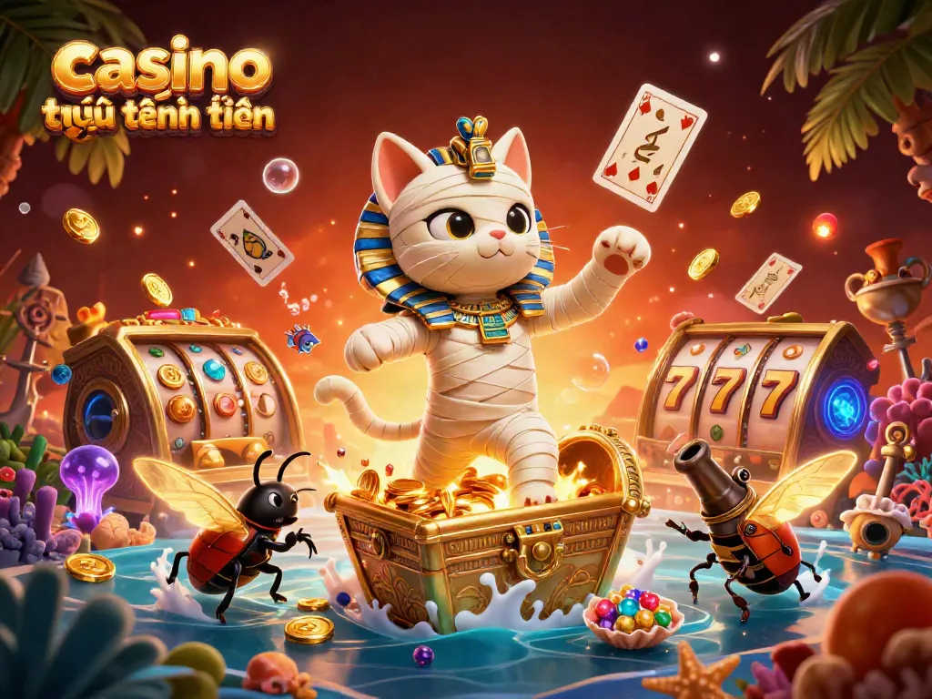 Trải nghiệm casino trực tuyến tặng tiền với hình ảnh sinh động từ một nhà cái.