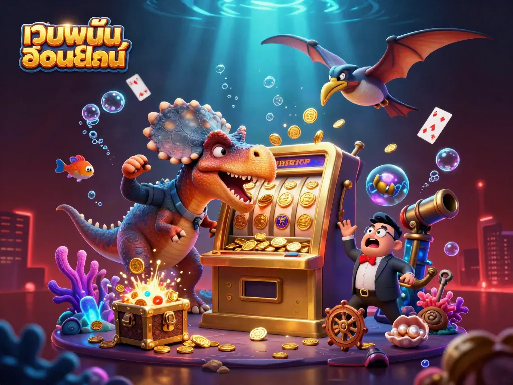 เกมพนันออนไลน์ให้ความสนุกกับการเล่นสล็อตและคว้าเงินรางวัลใหญ่