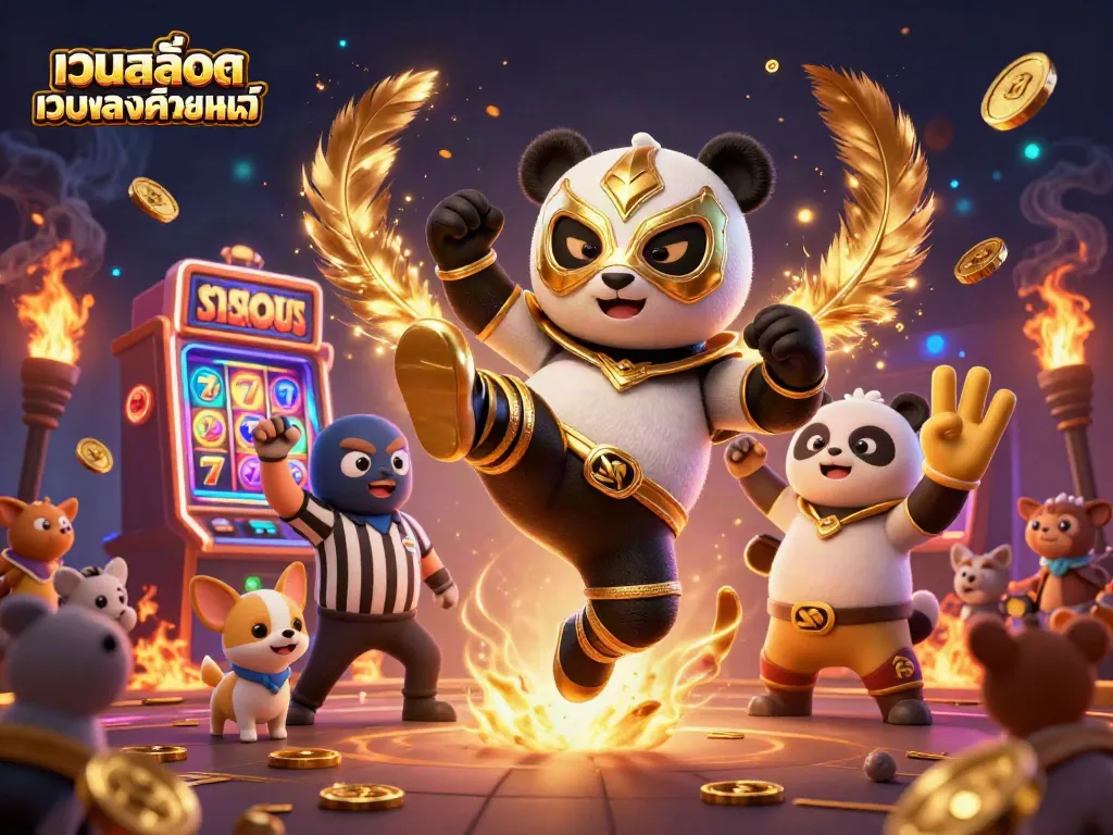 สัมผัสประสบการณ์เว็บสล็อตเว็บตรงค่ายใหญ่กับสัมพันธ์ของสิงโตนักมวย panda และผู้ตัดสิน chihuahua ในสนามแข่ง