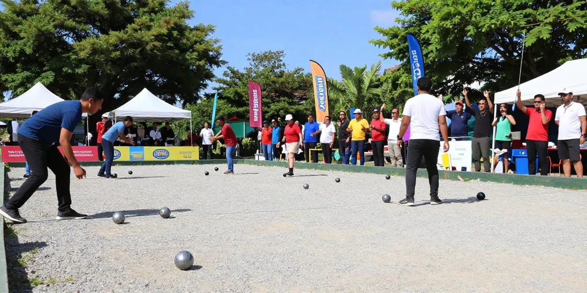 Permainan petanque di FOPI Kota Gorontalo, komunitas bersenang-senang.