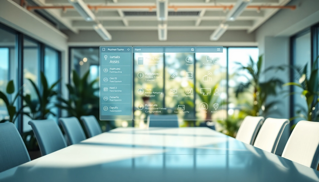 Enhance productivity with an AI assistant for enterprise teams represented in a modern office.