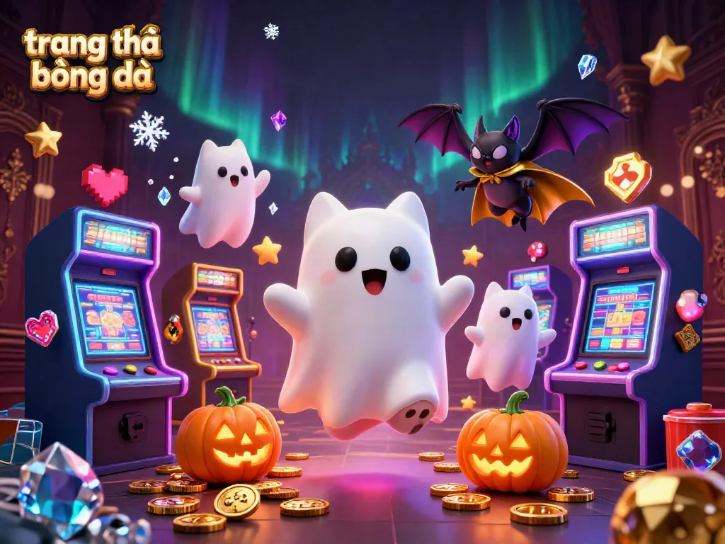 Khám phá trang nhà cái bóng đá với hình ảnh vừa sinh động vừa huyền bí của mèo ma và dơi trong casino