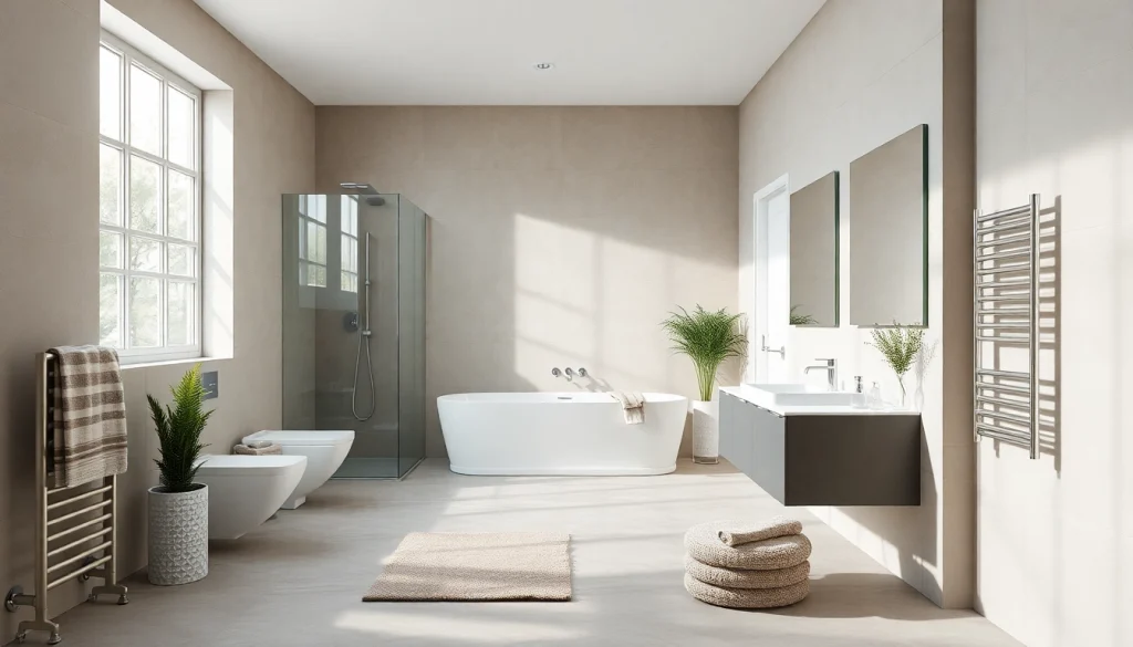 Die sonni sanitär GmbH bietet hochwertige Badezimmerprodukte wie Glas-Duschtrennwände und stilvolle Heizkörper an.