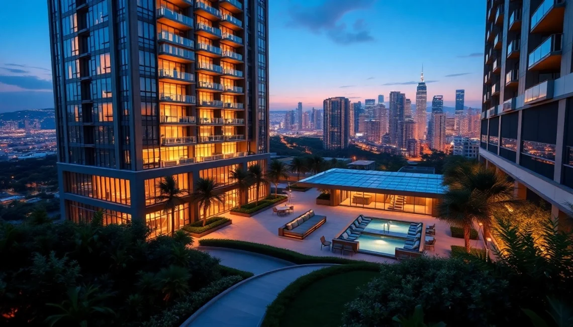 Showcasing tampines ec, a modern executive condominium with stunning architecture and urban greenery.