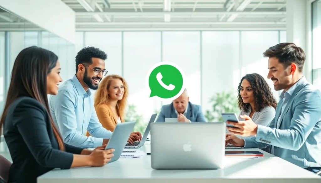 Enhance customer engagement using WhatsApp Business CRM in a professional team setting.