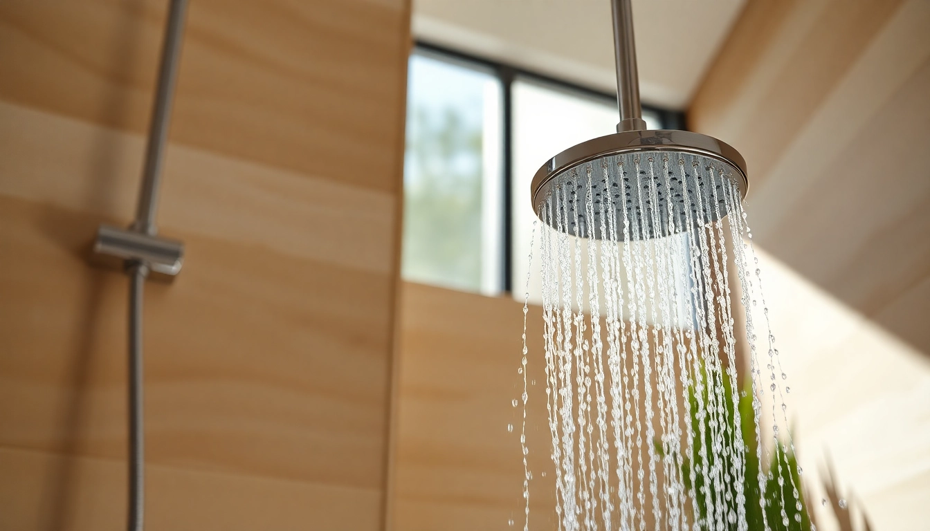 Experience the refreshing design and functionality of sunny shower USA in a modern bathroom.