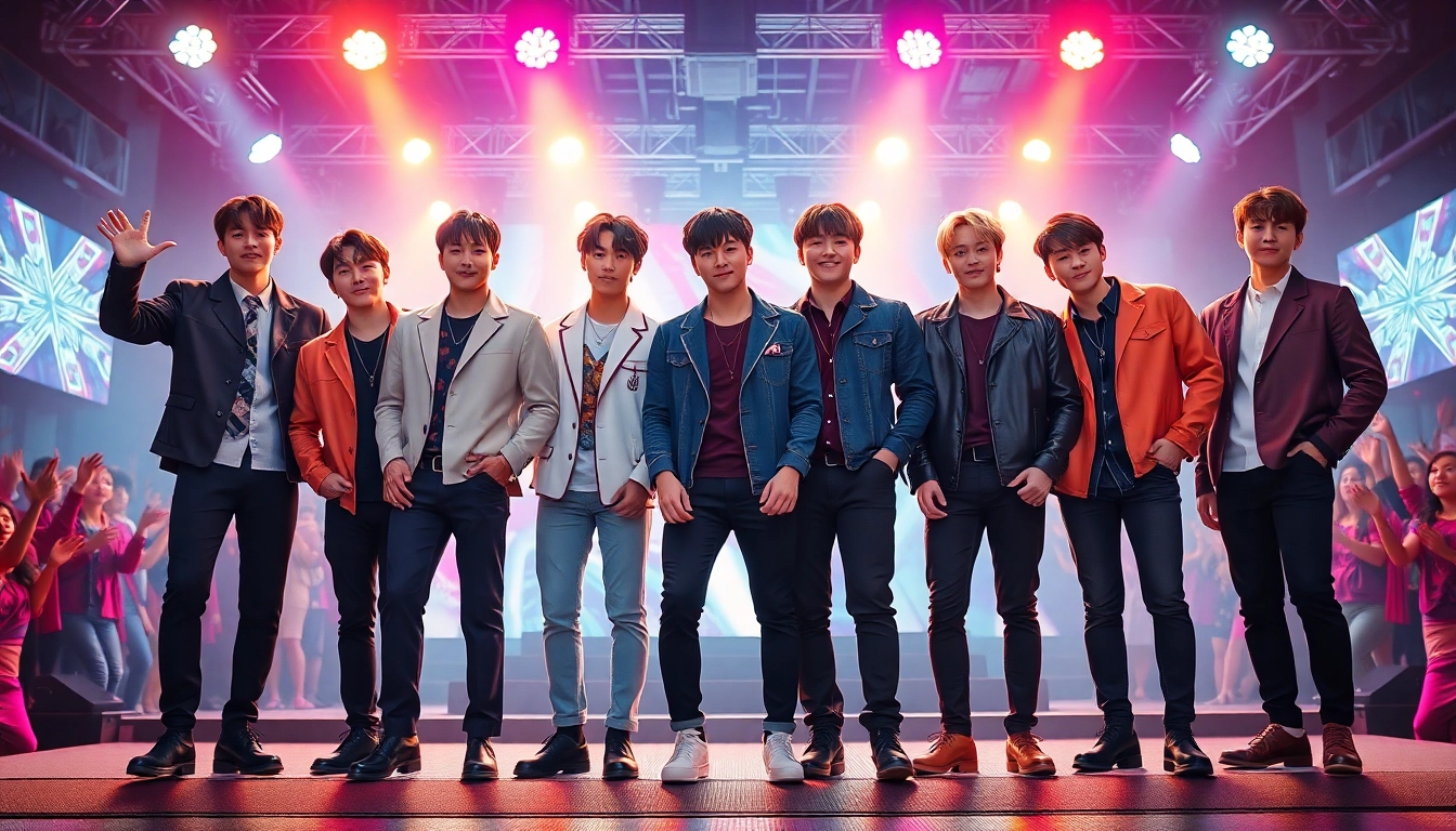 BTS news: K-pop band showcasing energy and style during a vibrant stage performance.