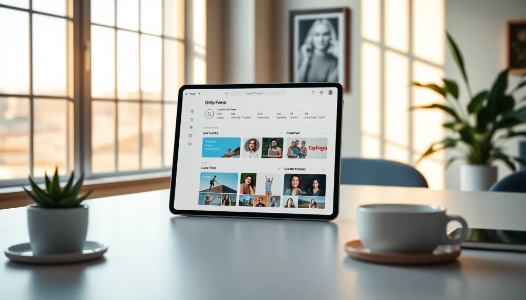 Discover effective OnlyFans finder tool interface in a modern workspace setting.