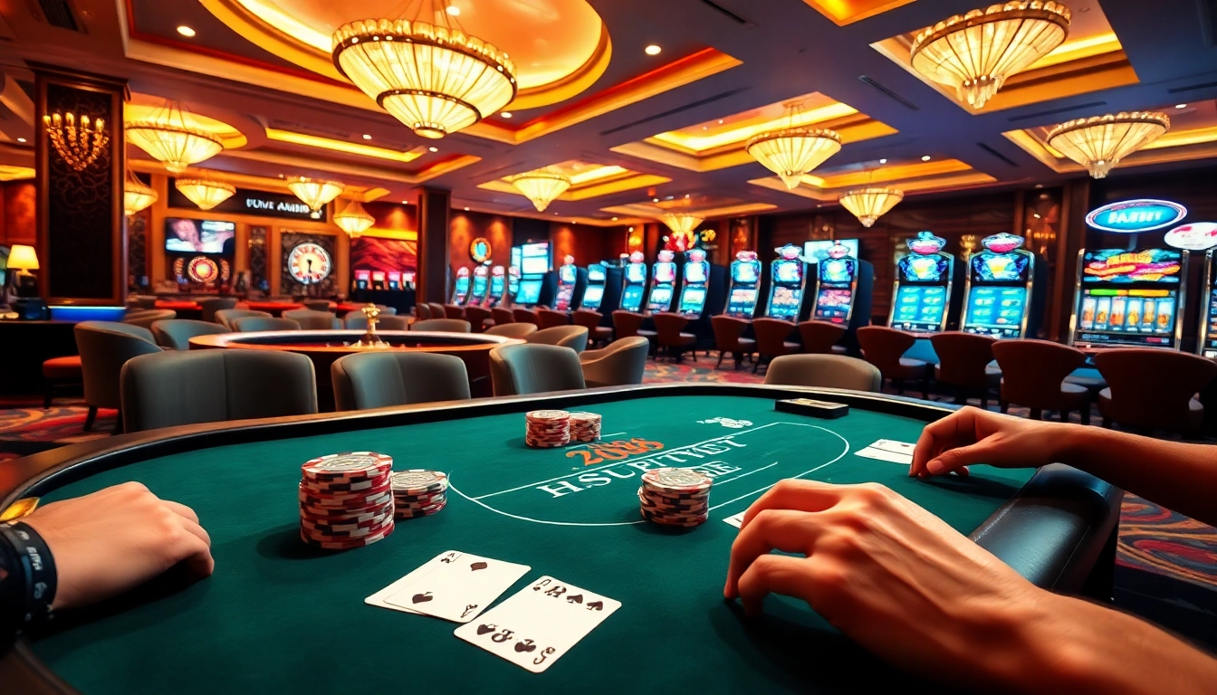 Engaging scene of poker action at https://xx88.day/ with players focusing on high-stakes chips and cards.