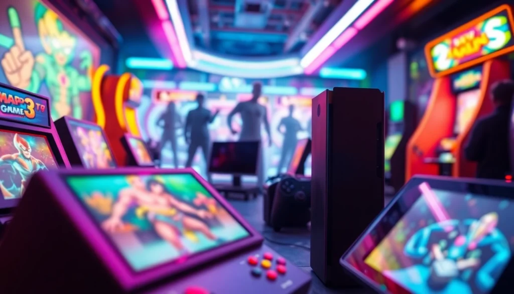 Explore the latest leaks in gaming 2026 with vibrant gaming scenes and futuristic designs.